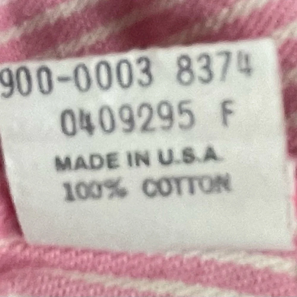 VINTAGE Baby Toddler OSHKOSH B'GOSH Pink & White HICKORY STRIPE Jumper SKIRT